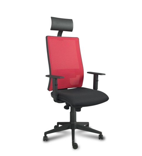 Silla ergonómica de oficina modelo DIPLOMATIX, con cabezal