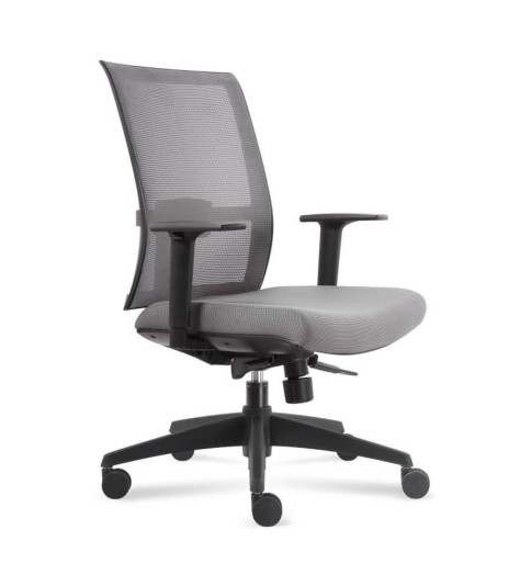 Silla ergonómica de oficina modelo COMFIEX, con brazos regulables